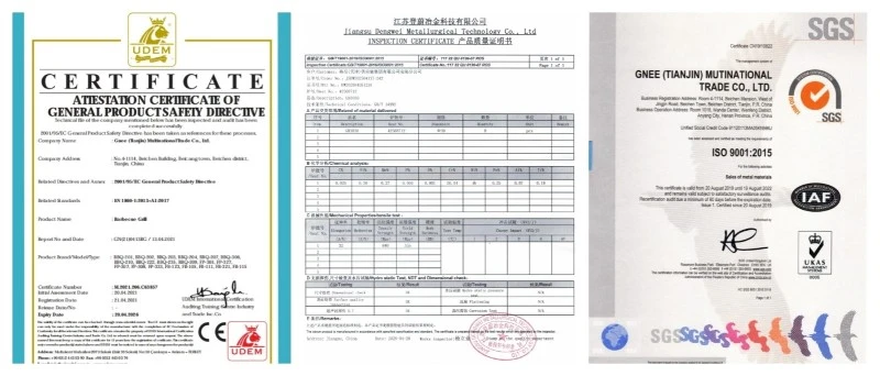 GH3030 Certificate GH3030 Certificate